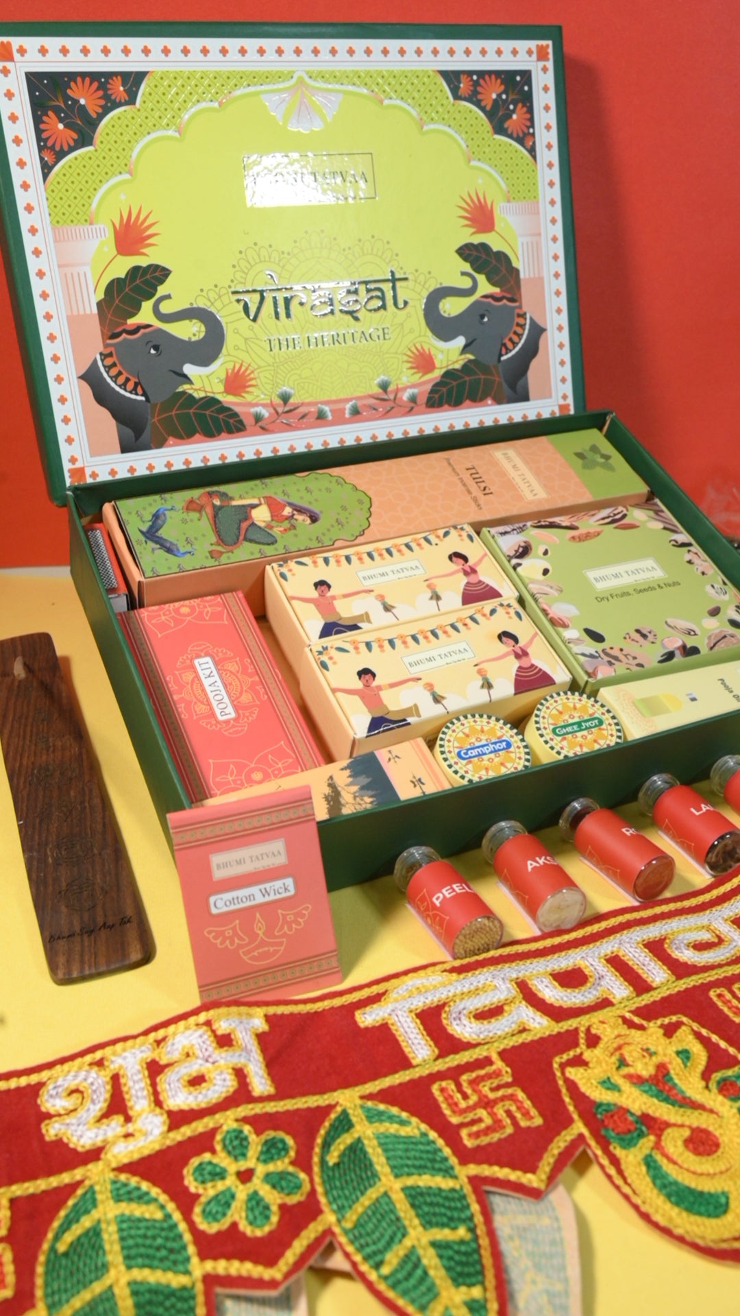 Virasat Box – Complete Pooja & Festive Gift Set - II | Bhumi Tatvaa